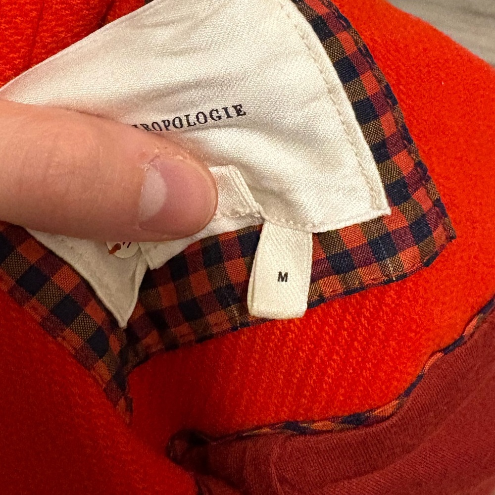 Anthropologie Red Blazer - Picture 6 of 7